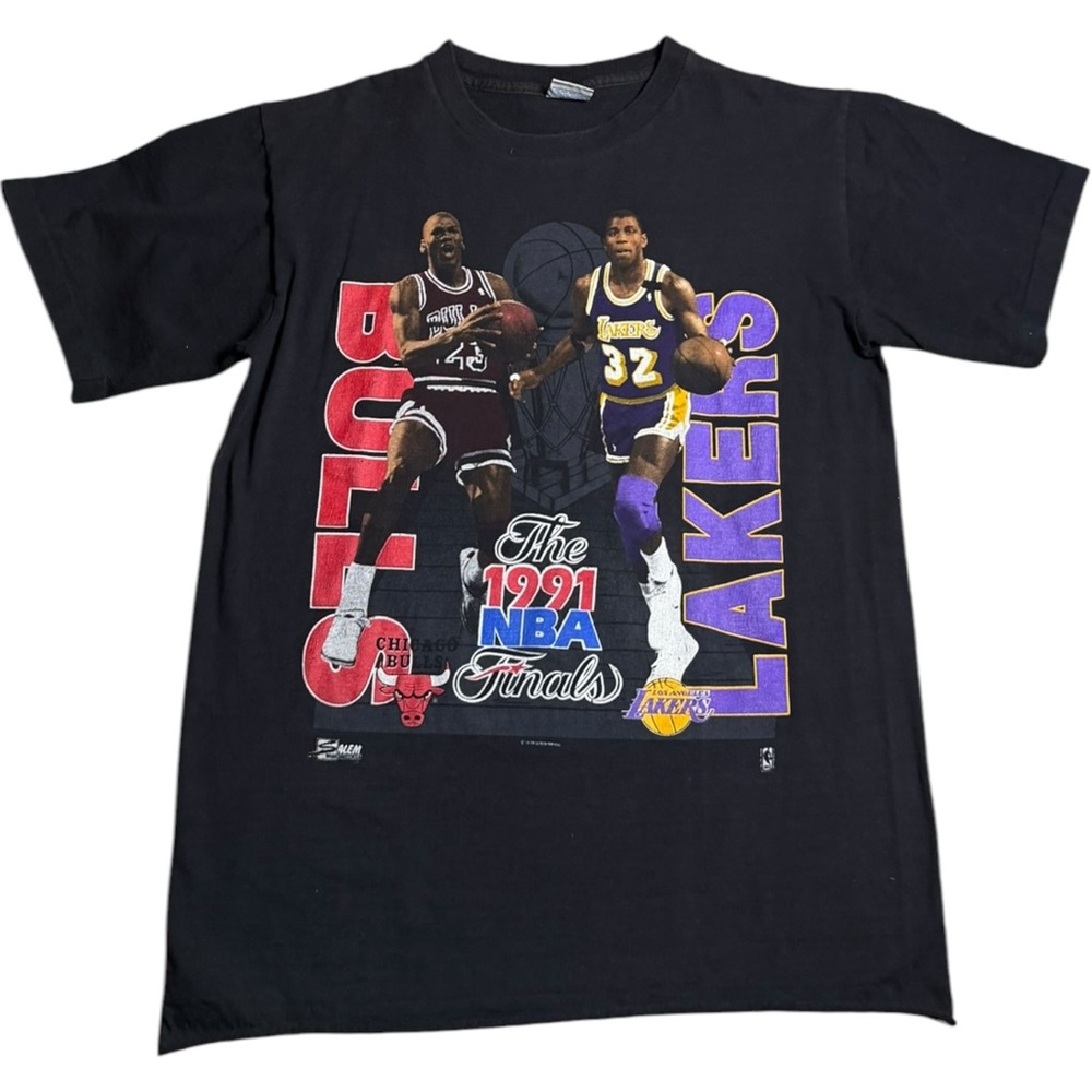 1991 NBA Finals Lakers Vs Bulls Salem Vintage T-shirt